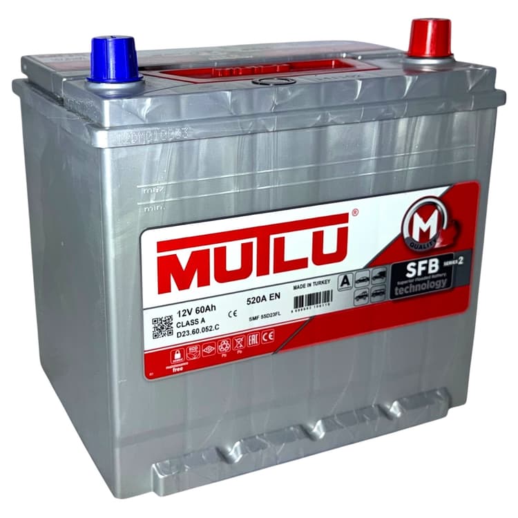 Аккумулятор Mutlu 60Ah Asia (D23) (о.п)