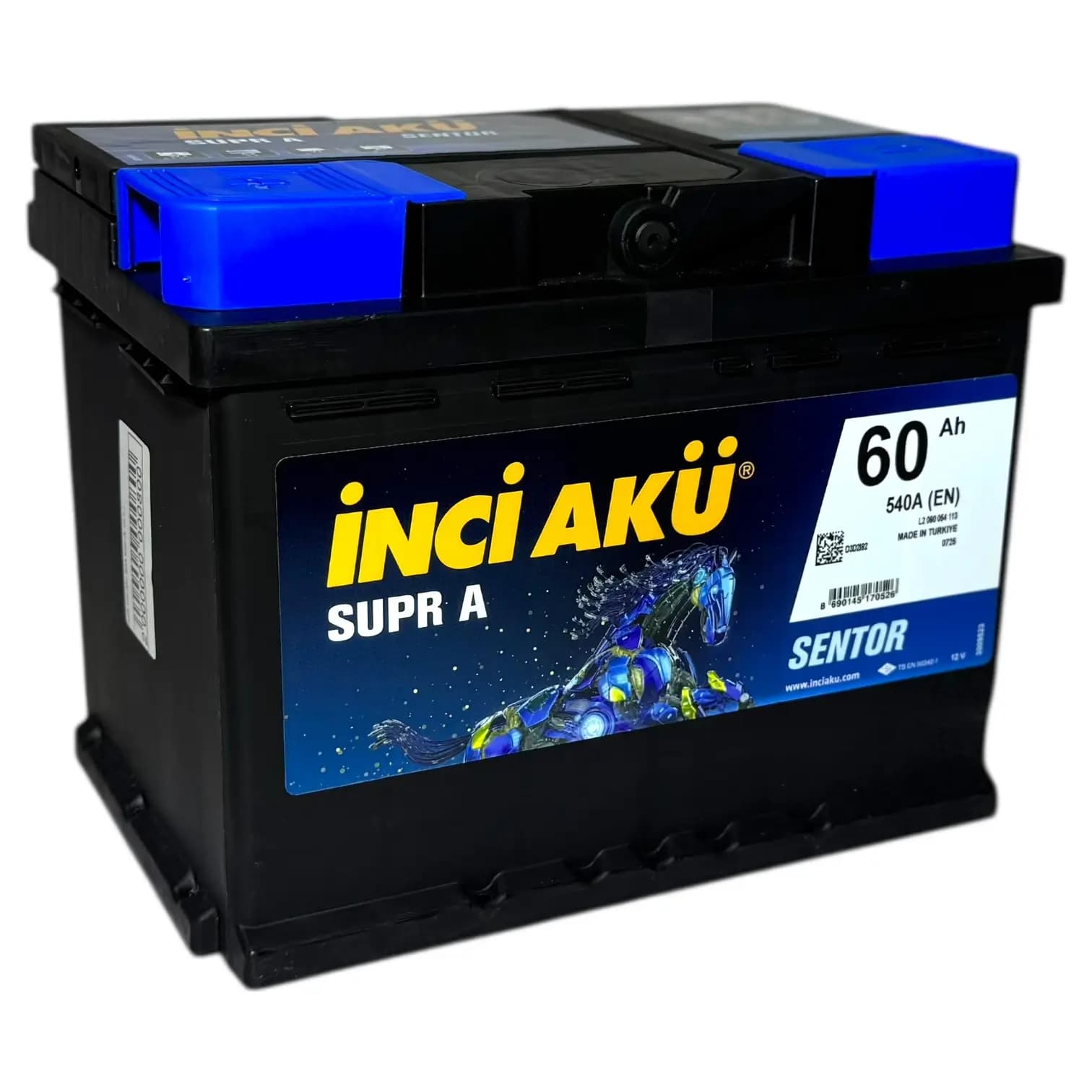 Аккумулятор Inci Aku SuprA 60Ah (Низкий) (L2)