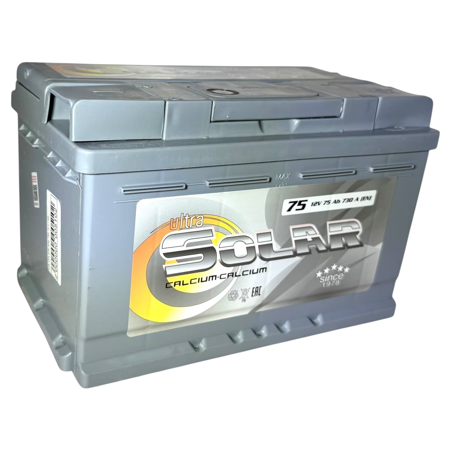 Аккумулятор Solar Ultra 75Ah (низкий) (LB3)